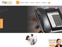 Tablet Screenshot of necall.com.au